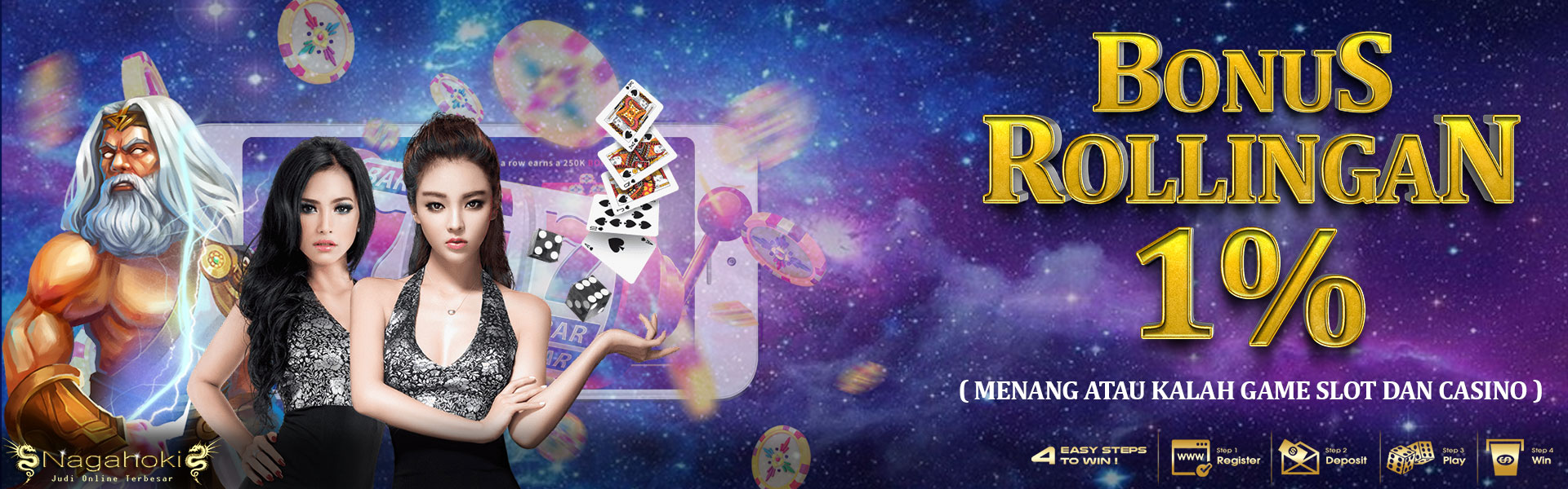 ROLLINGAN CASINO 1%